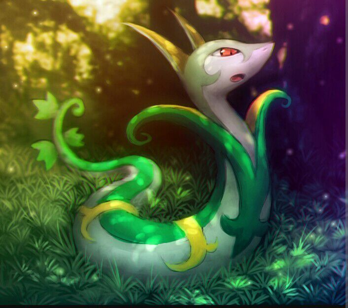 70 Serperior And Others Ideas Pokemon Art Pokemon Cute Pokemon