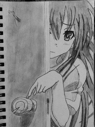 yatogami tohka drawing