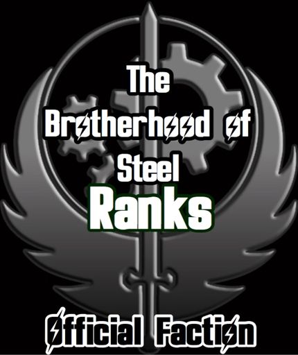 ranks of the brotherhood of steel
