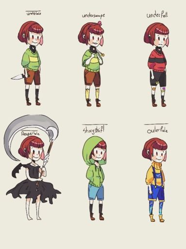 Chara Aus Wiki Undertale Amino