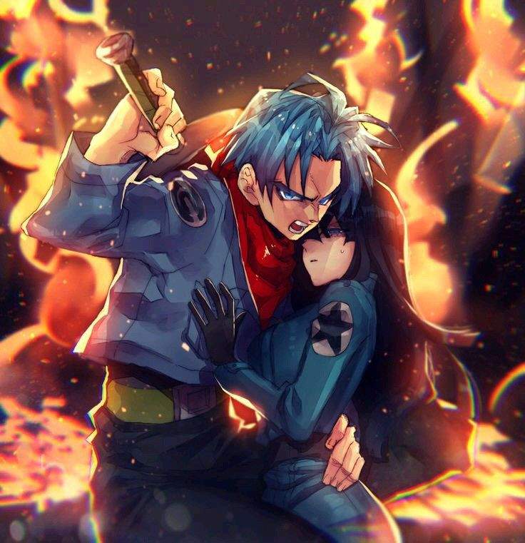 Trunks Y Mai Dragonballz Amino