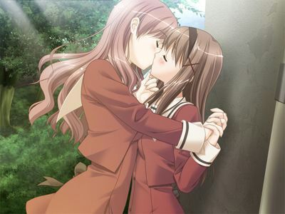 Anime lesbian kiss | Romance Anime Amino