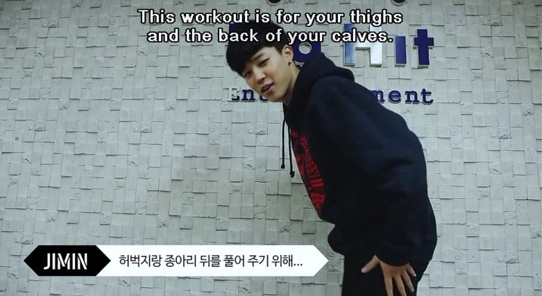 Jimin's workout lesson for your thights | K-Pop Amino