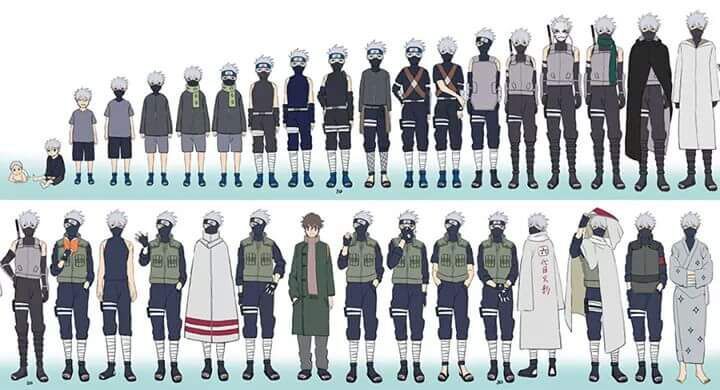 Evolução do Kakashi Hatake o ninja dos 1000 jutsus Otanix Amino