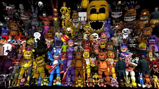 Fnaf All Characters + Night Guard | Five Nights At Freddy's Amino