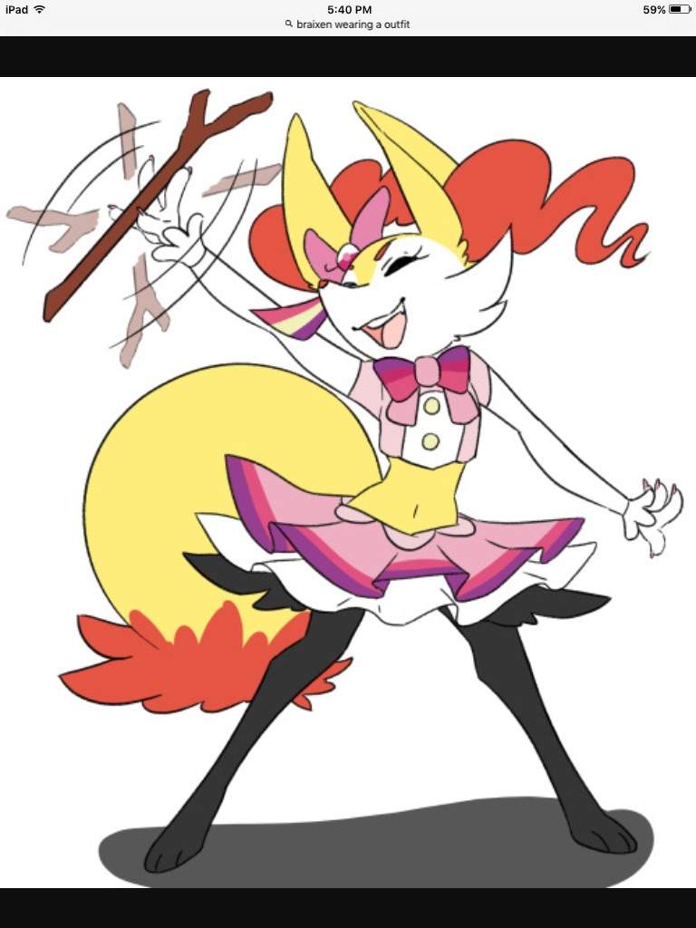 All Braixen S Possible Outfits Pok Mon Amino