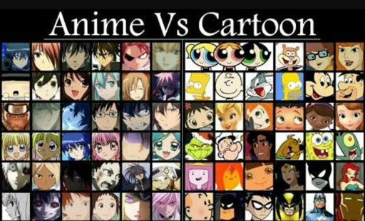 Anime VS. Cartoon | Cartoon Amino Español Amino