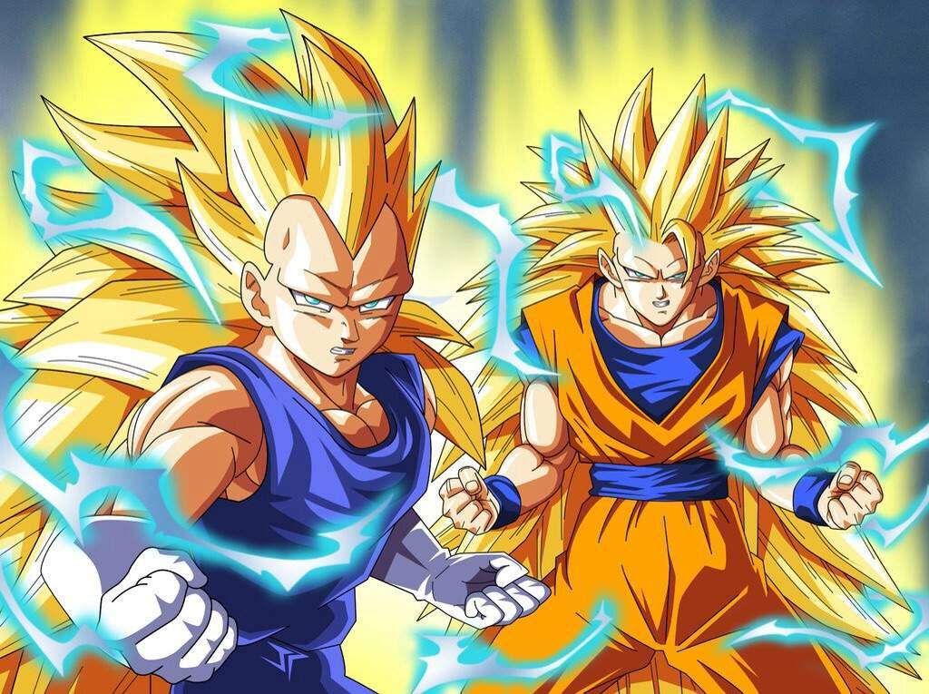 dbz vegeta and goku