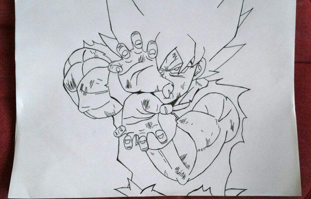 Goku Kamehameha Drawing | DragonBallZ Amino
