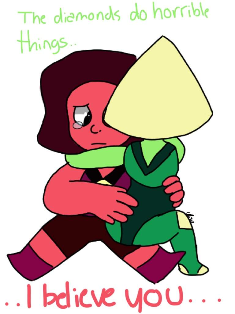 Eyeball Ruby x Peridot!! Steven Universe Amino