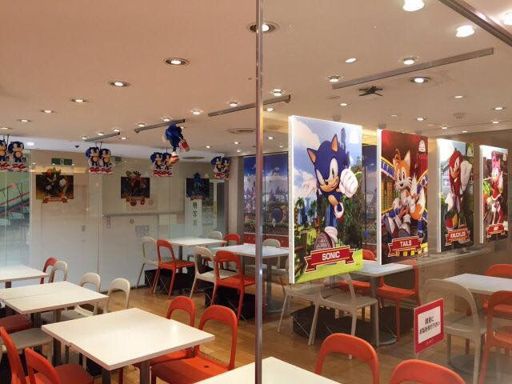 Sonic Cafe In Japan Sonic The Hedgehog Amino