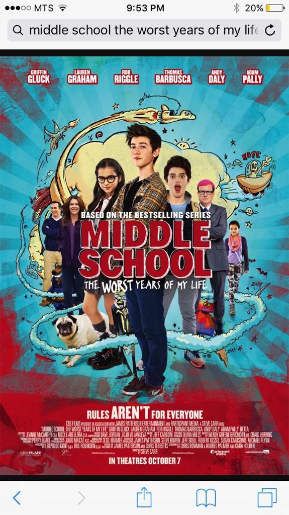 middle school the worst days of my life movie
