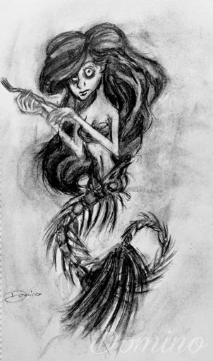 evil mermaid drawing tumblr