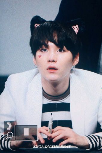 Min Yoongi w/ cat ears | ARMY's Amino