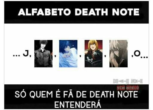 Alfabeto Death Note | Death Note BR/PT Amino