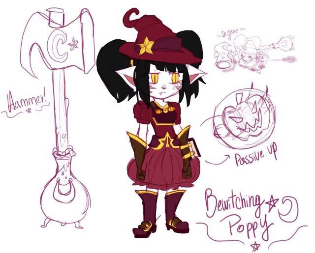 Bewitching Poppy [ Fan-Skin Concept ] | League Of Legends -- Official Amino