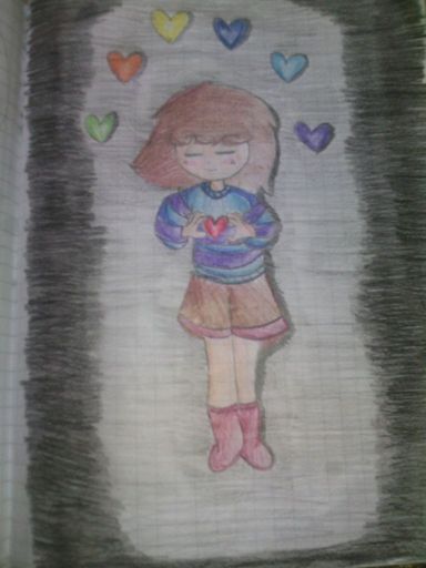 Mi Dibujo De Frisk Undertale Espa Ol Amino