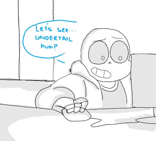 SANS DISCOVERS UNDERTAIL Undertale Amino