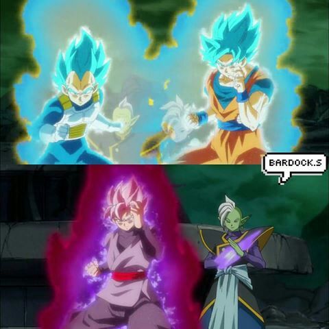 Goku y Vegeta vs Black y Zamasu | DRAGON BALL ESPAÑOL Amino
