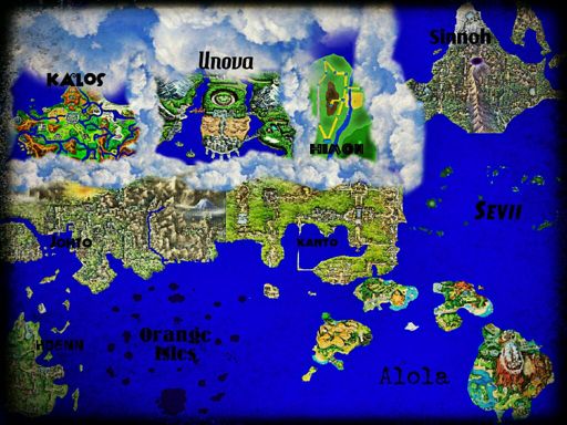 pokemon world map with alola Pokemon World Map Pokemon Amino pokemon world map with alola