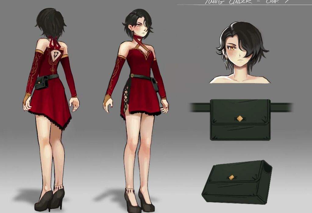 rwby cinder figure