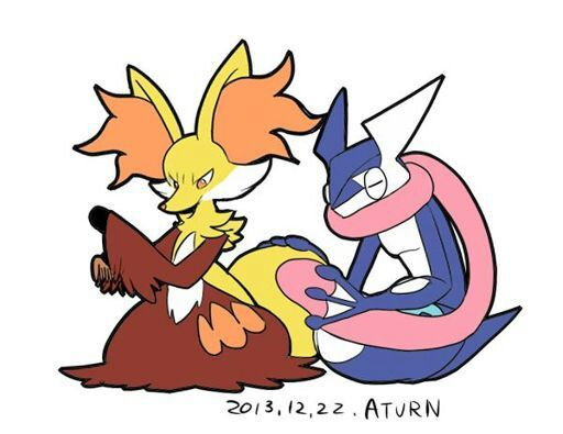 Delphox X Greninja Pok Mon Amino