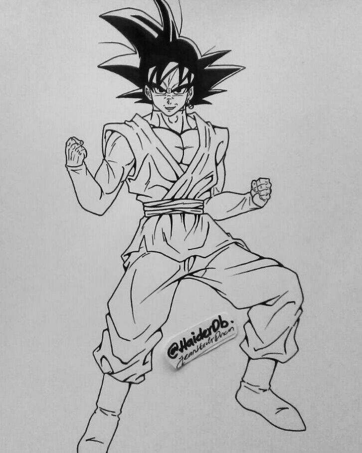 ¡Dibujando a Goku Black! | •Arte Amino• Amino