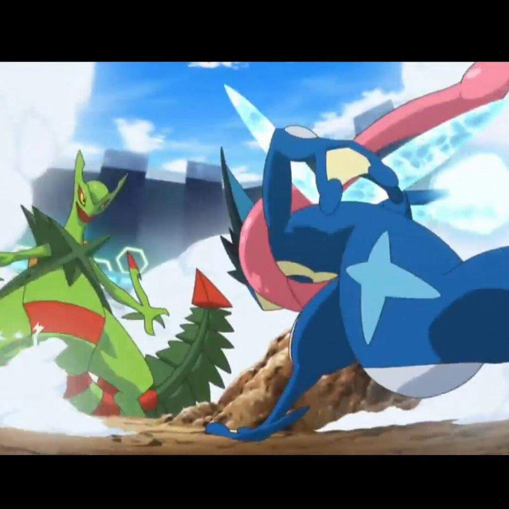 Ash Greninja Vs Mega Sceptile Compliation Pokémon Amino 