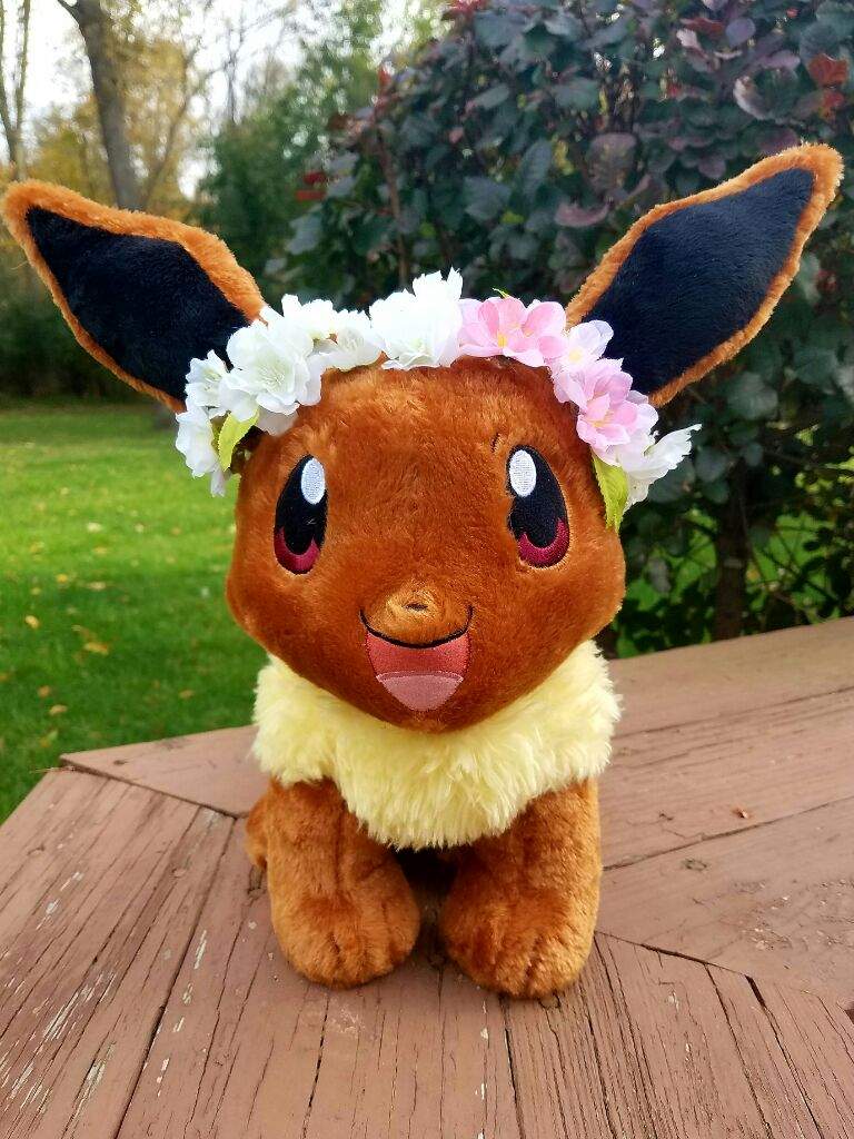 eevee flower crown plush