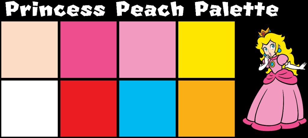 Mario 2D Artwork Official Color Palette Mario Amino