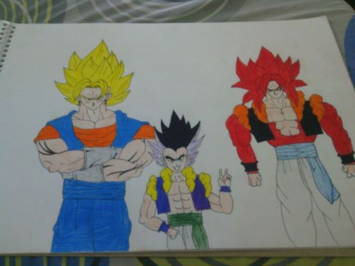 dragon ball z gogeta drawing