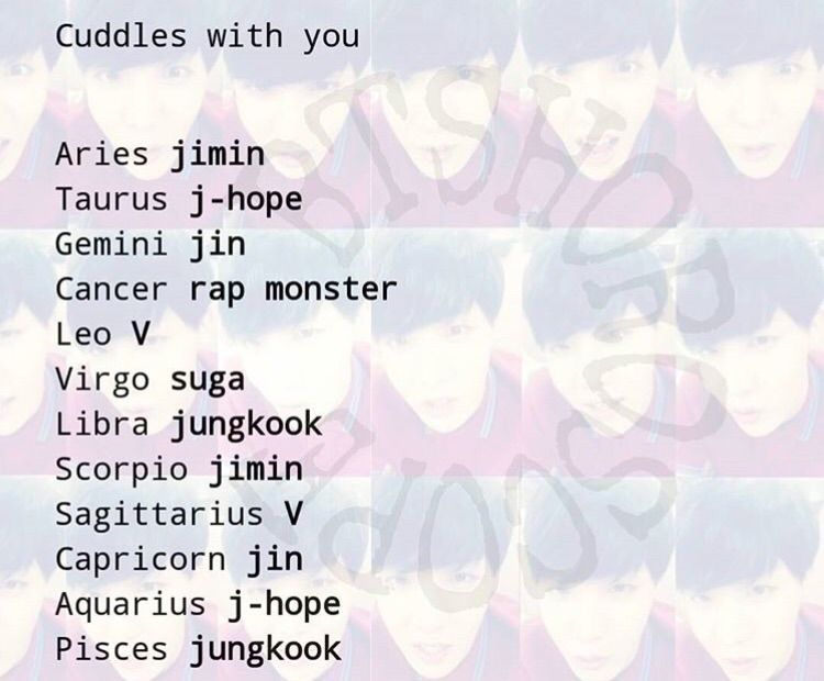 BTS HOROSCOPES [Part 1] | ARMY's Amino