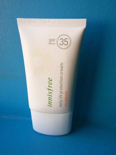 innisfree daily uv protection cream no sebum review