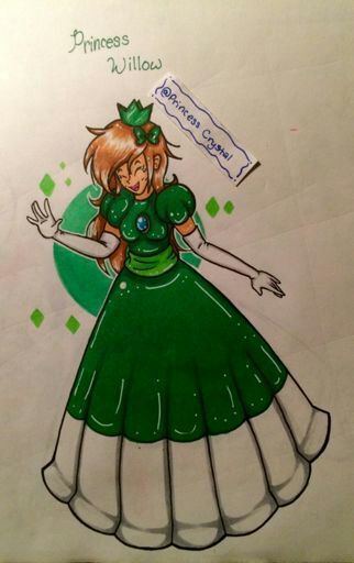 Who is the green princess in mario