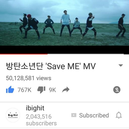 Bts Save Me Reached 50m K Pop Amino