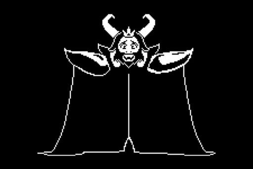 The pixel drawing of Asgore! | Undertale Amino