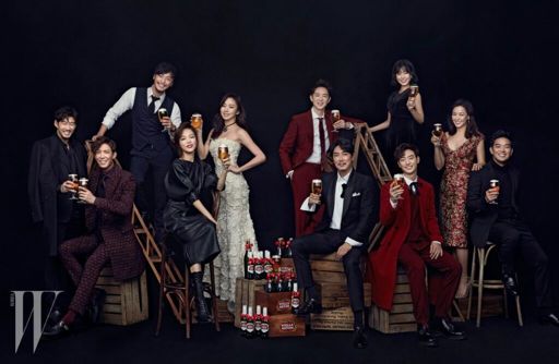 Photoshoot Actors & Actresses of Saram Entertainment for W Korea | K