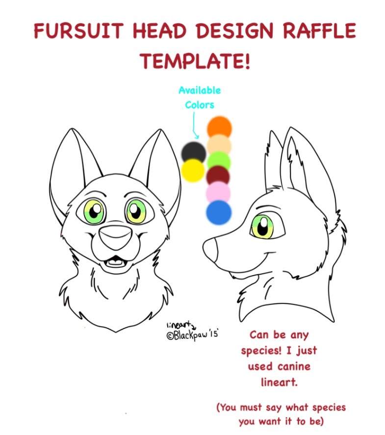Fursuit Head Design Raffle! (CLOSED!) Furry Amino