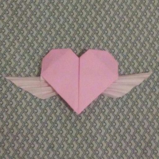 Origami Heart With Wings Origami And Paper Crafts Amino 6761