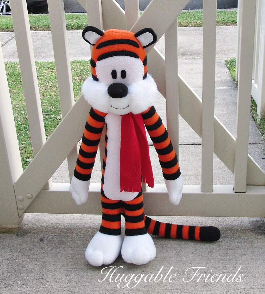 stuffed hobbes doll