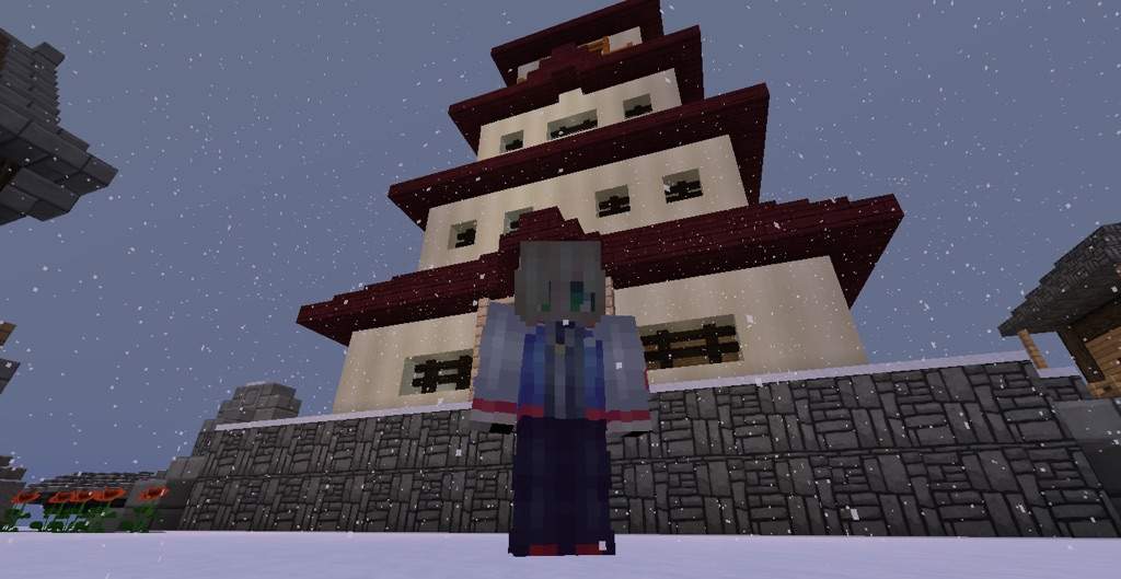 『Hasetsu Castle』Yuri on Ice - Build | Minecraft Amino