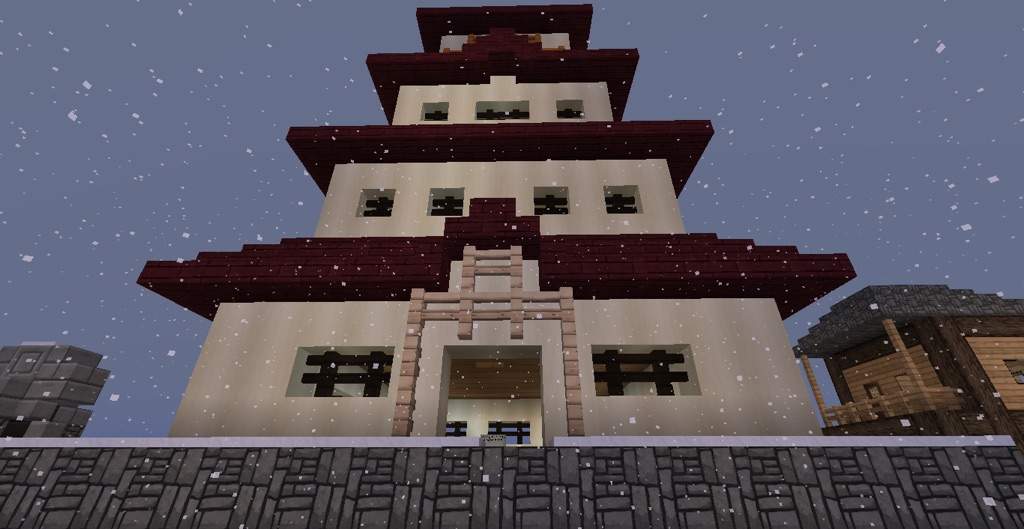 『Hasetsu Castle』Yuri on Ice - Build | Minecraft Amino