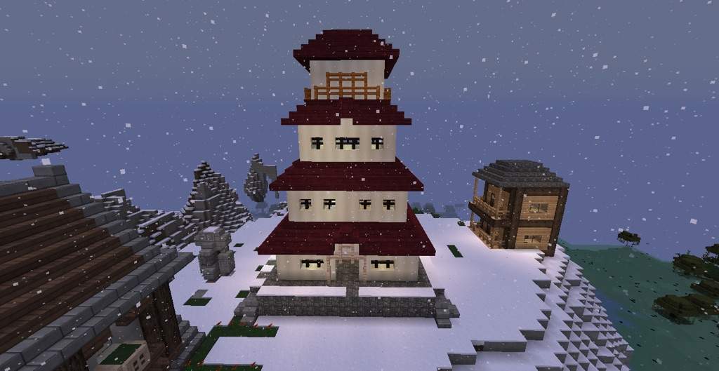 『Hasetsu Castle』Yuri on Ice - Build | Minecraft Amino