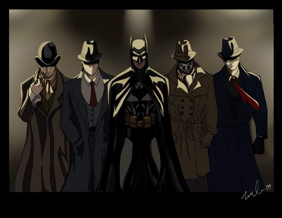 Sherlock Holmes Vs Batman Vs The Question Vs The Spirit Vs Rorschach In ...