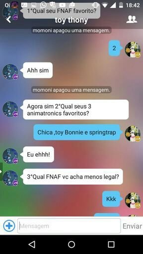 entrevista 5 com minha amiga momoni five nights at freddys pt br amino bonnie sim2