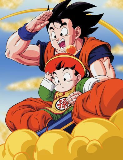 GOKU TIENE UN CORAZON PURO Y EL AL MONTARSE A LA NUVE VOOLADORA SE DA CUENTA QUE SOLO SE SUBEN LAS PERSONAS CON UN CARAZON PU