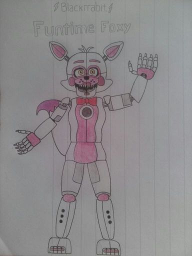 Dibujo De Funtime Foxy 