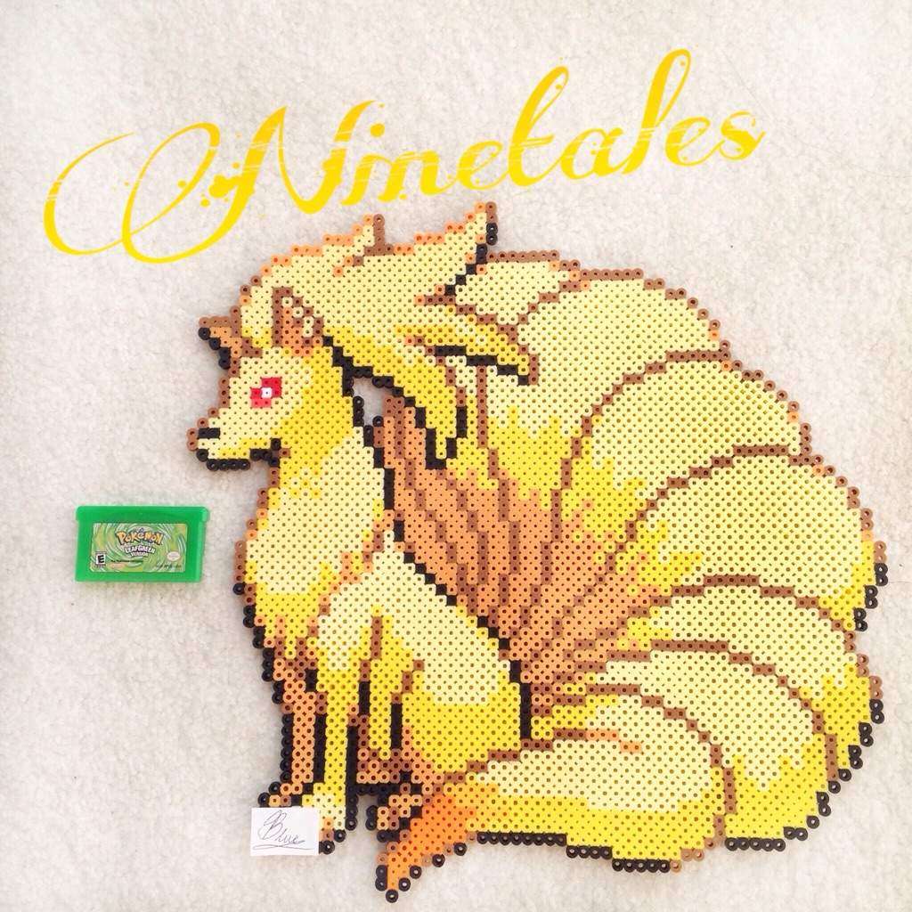 Perler Beads Ninetales Pokémon Amino