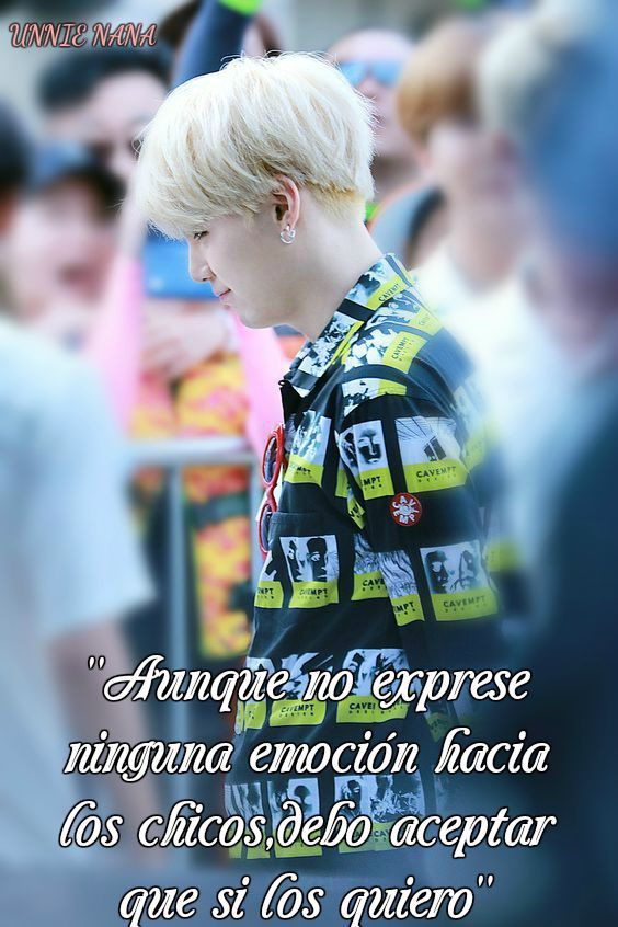 Frases Semanales Suga de BTS Inspiración Amino