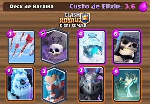 Deck De Gigante Esqueleto E Cemit Rio Para Trof Us Clash